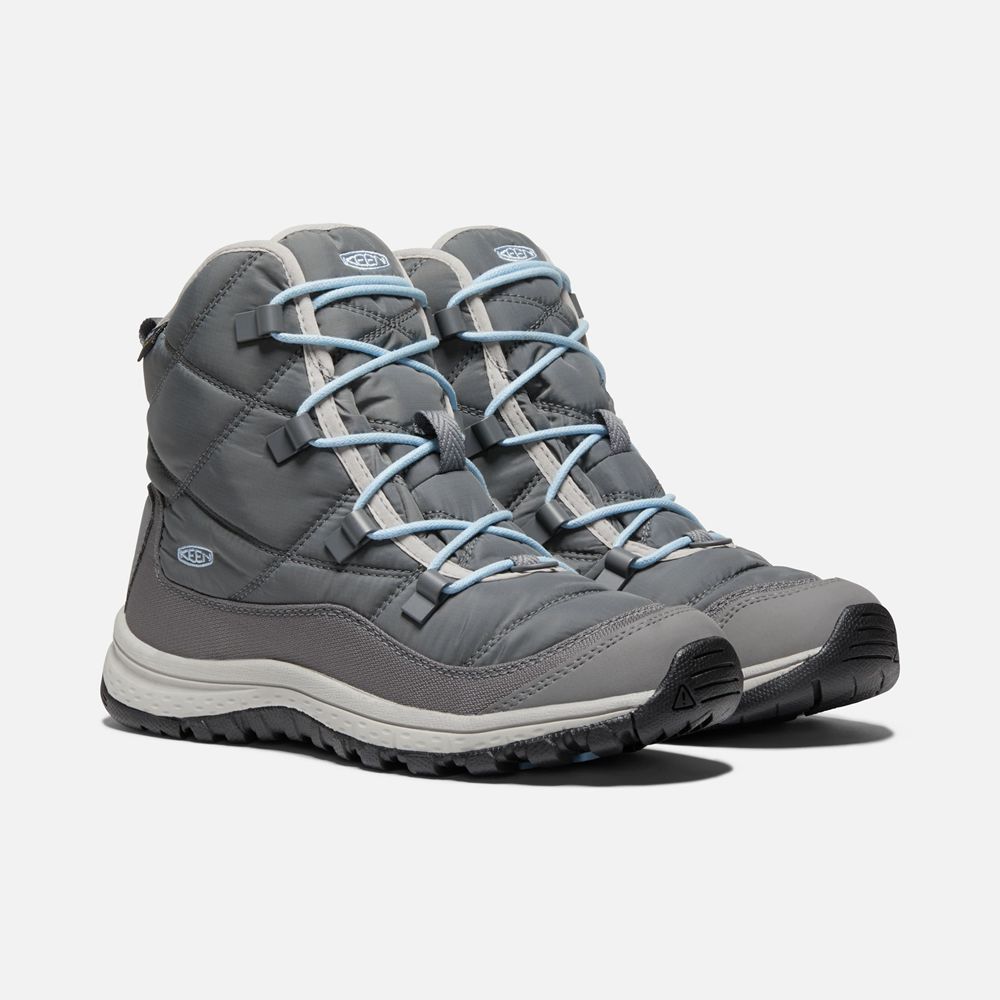 Keen Kar Botu Kadın Gri - Terradora Ankle Waterproof - Türkiye WNMJ15687